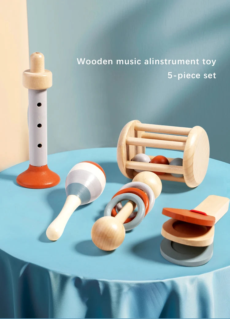 MUSIKIDS™ MEDIBEBÉ Set Sensorial de Instrumentos Musicales para el Desarrollo Temprano