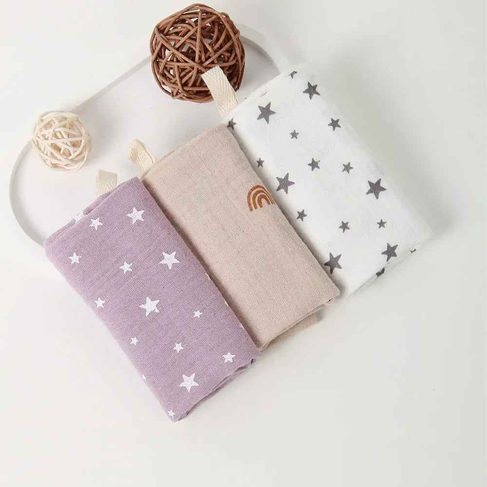 Toallas de Muselina para Bebé | Pack de 3 o 5 Unidades