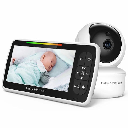 BABYGUARD PRO™ MEDIBEBÉ Monitor Inteligente para Bebés con Cámara HD de 5 Pulgadas