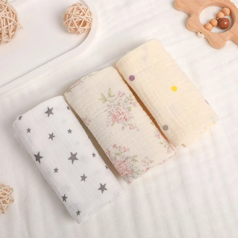 Toallas de Muselina para Bebé | Pack de 3 o 5 Unidades