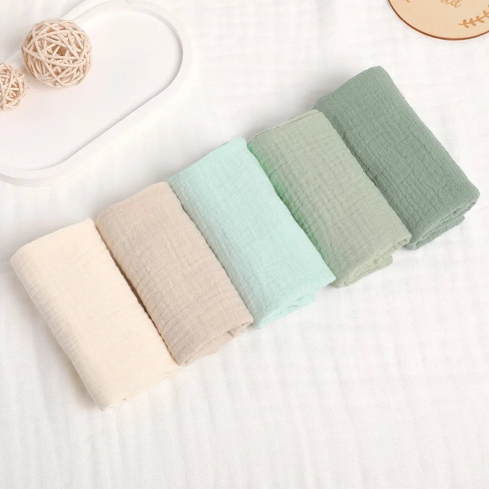 Toallas de Muselina para Bebé | Pack de 3 o 5 Unidades