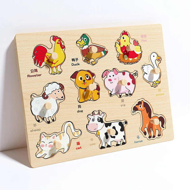 Rompecabezas de Madera Montessori