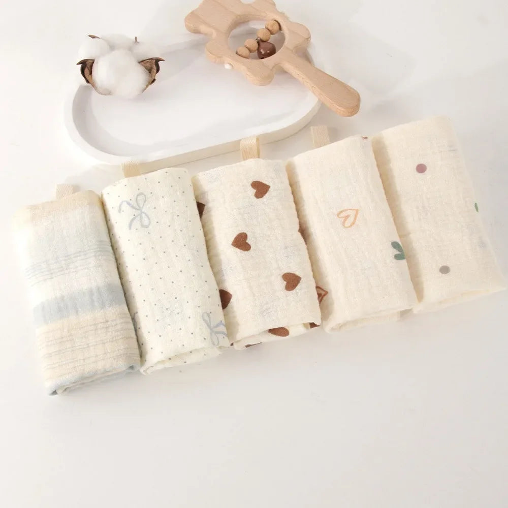 Toallas de Muselina para Bebé | Pack de 3 o 5 Unidades