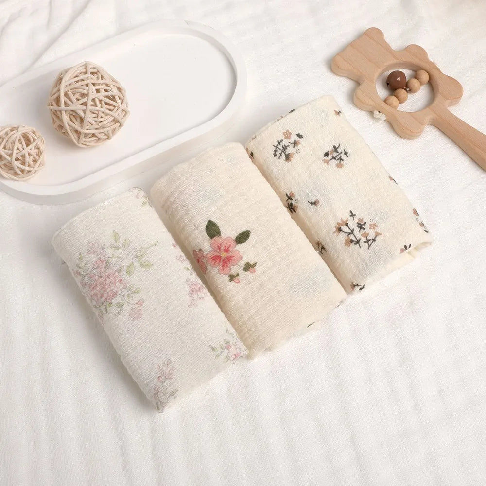 Toallas de Muselina para Bebé | Pack de 3 o 5 Unidades