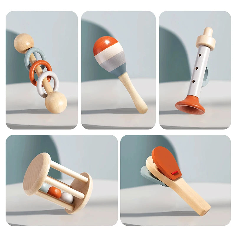 MUSIKIDS™ MEDIBEBÉ Set Sensorial de Instrumentos Musicales para el Desarrollo Temprano