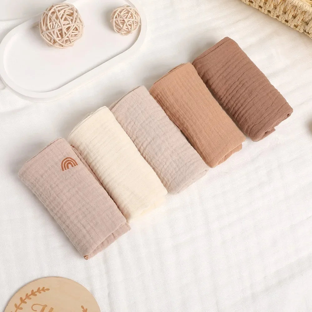 Toallas de Muselina para Bebé | Pack de 3 o 5 Unidades