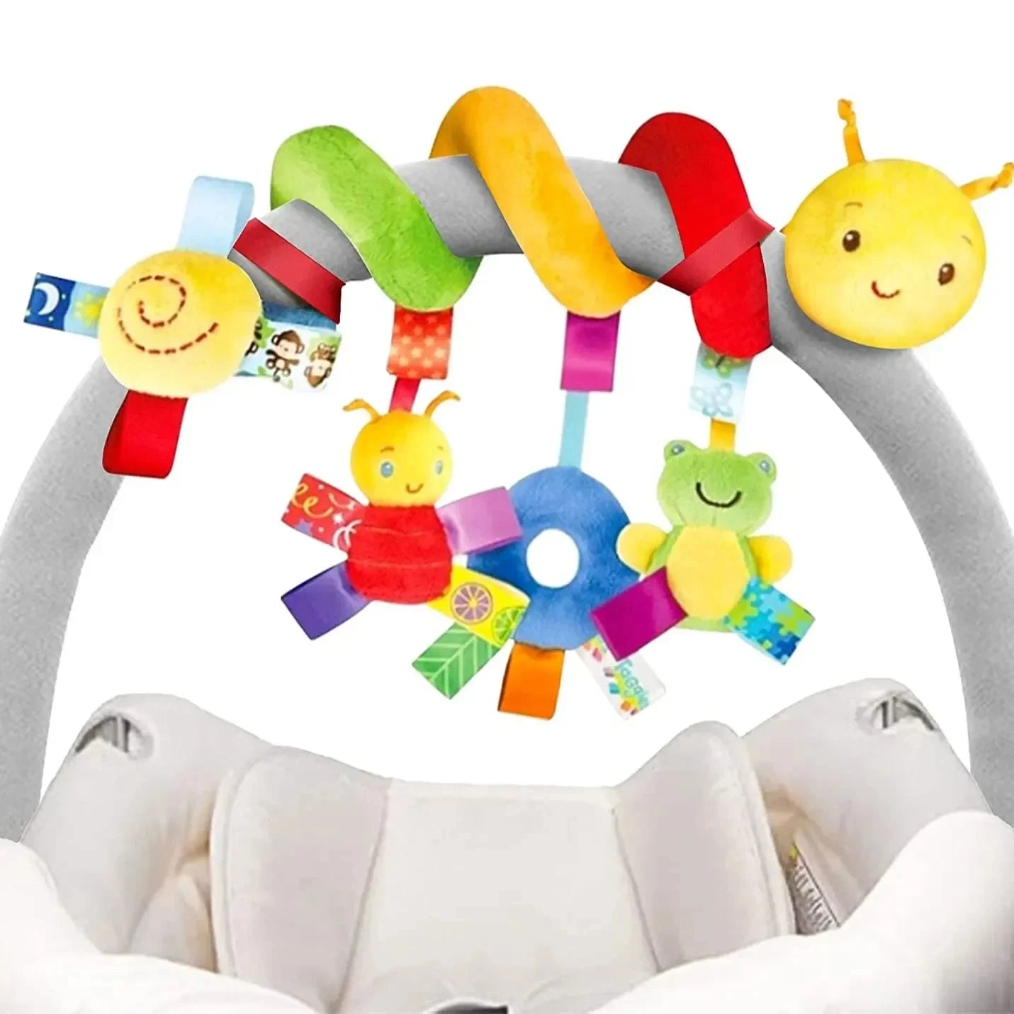 SPIRALFUN™ MEDIBEBÉ Juguete Sensorial Colgante para Cuna, Cochecito y Silla de Paseo