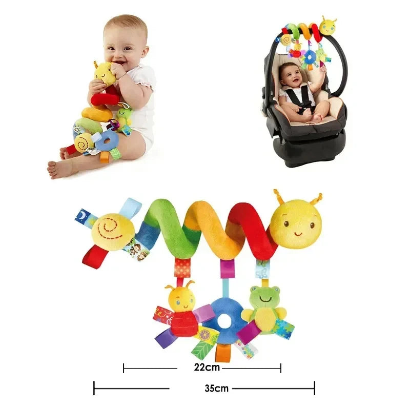SPIRALFUN™ MEDIBEBÉ Juguete Sensorial Colgante para Cuna, Cochecito y Silla de Paseo