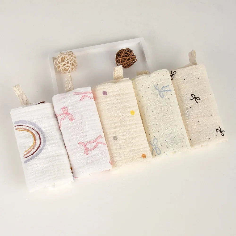 Toallas de Muselina para Bebé | Pack de 3 o 5 Unidades