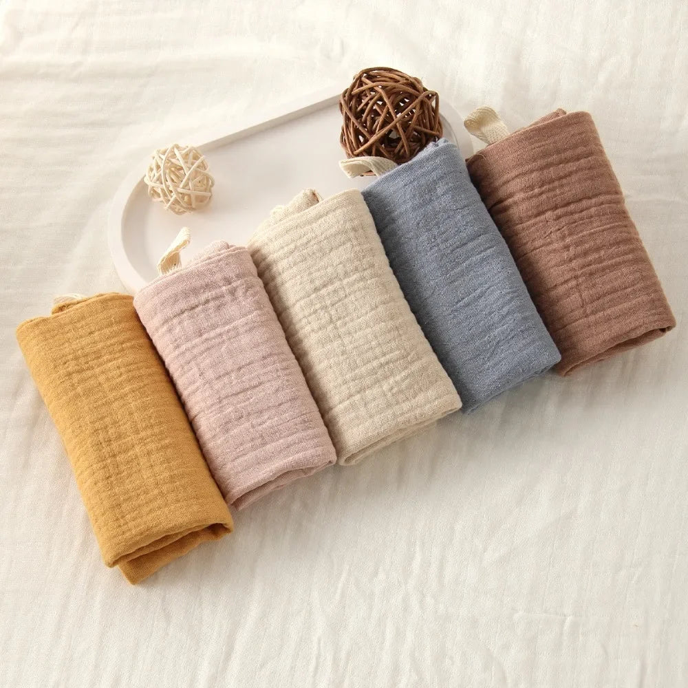 Toallas de Muselina para Bebé | Pack de 3 o 5 Unidades