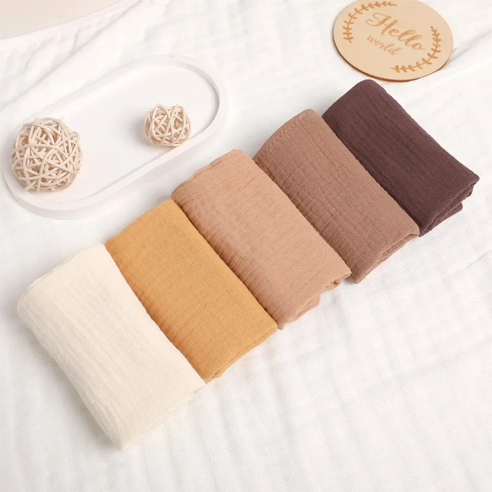 Toallas de Muselina para Bebé | Pack de 3 o 5 Unidades