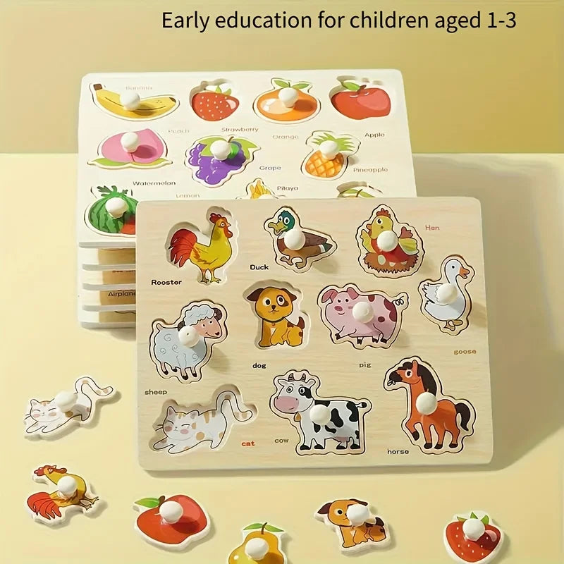 Rompecabezas de Madera Montessori