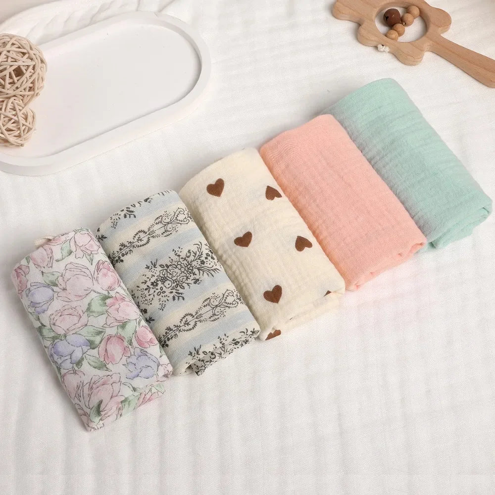 Toallas de Muselina para Bebé | Pack de 3 o 5 Unidades