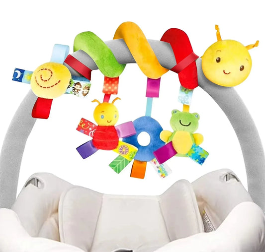 SPIRALFUN™ MEDIBEBÉ Juguete Sensorial Colgante para Cuna, Cochecito y Silla de Paseo