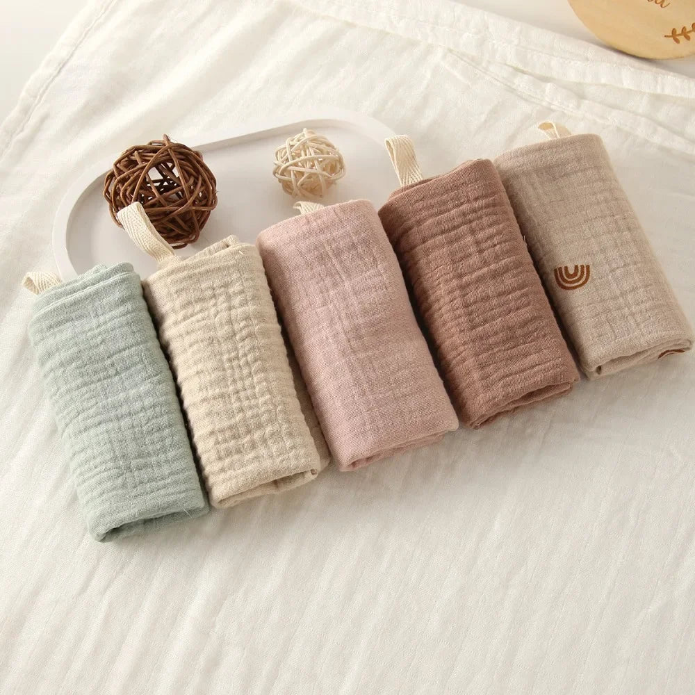 Toallas de Muselina para Bebé | Pack de 3 o 5 Unidades