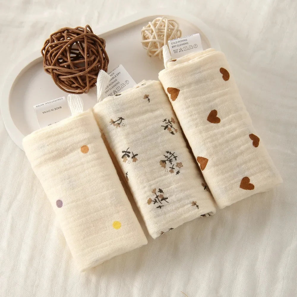 Toallas de Muselina para Bebé | Pack de 3 o 5 Unidades