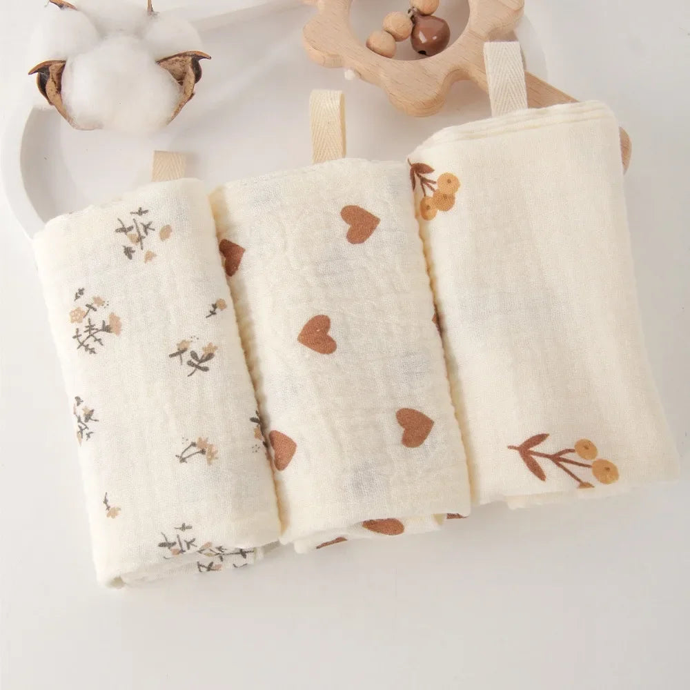 Toallas de Muselina para Bebé | Pack de 3 o 5 Unidades