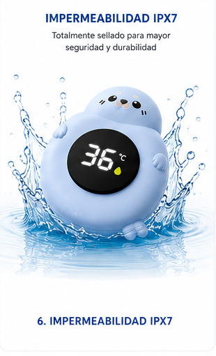 TERMOBATH™ MEDIBEBÉ Monitor Inteligente de Temperatura para el Baño de tu Bebé