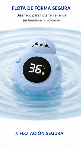 TERMOBATH™ MEDIBEBÉ Monitor Inteligente de Temperatura para el Baño de tu Bebé