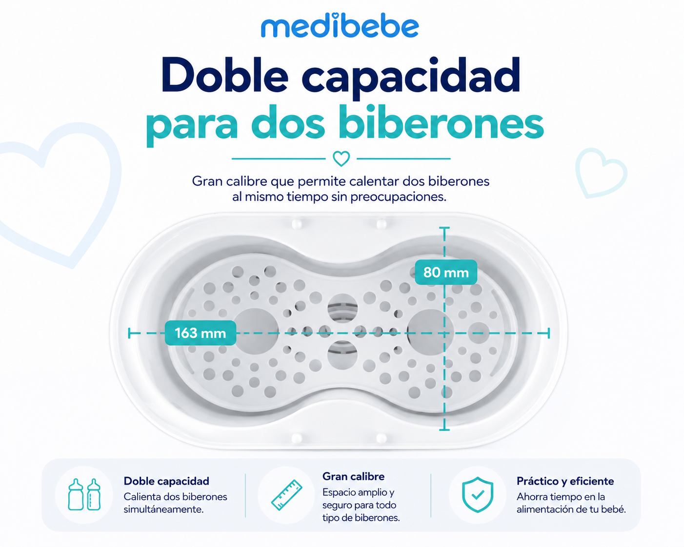 Calienta Biberones y Esterilizador Inteligente 6 en 1